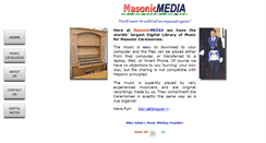 Desktop Screenshot of masonicmedia.co.uk
